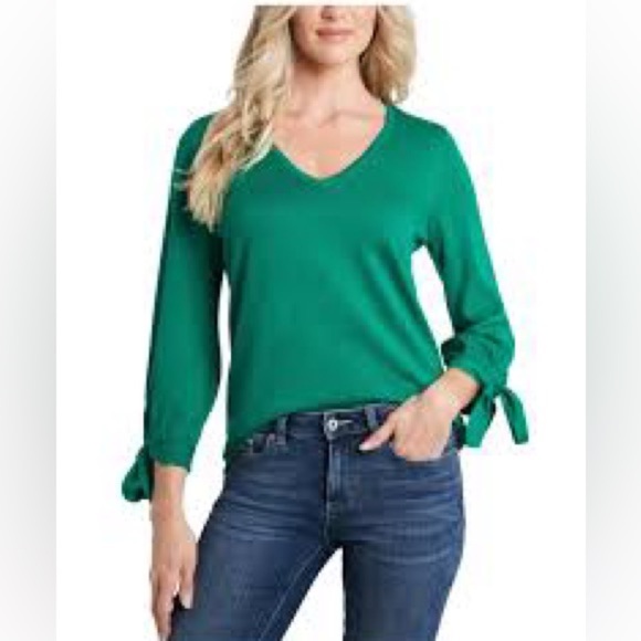 CeCe Sweaters - CECE Vibrant Kelly Knit 3X sweater